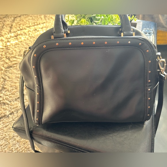 Kate Spade Studded Helena Street Large Rocki Black Crossbody/ Adj.Shoulder Strap - Picture 5 of 13